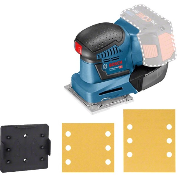 Акумулаторен виброшлайф Bosch GSS 18V-10 Solo